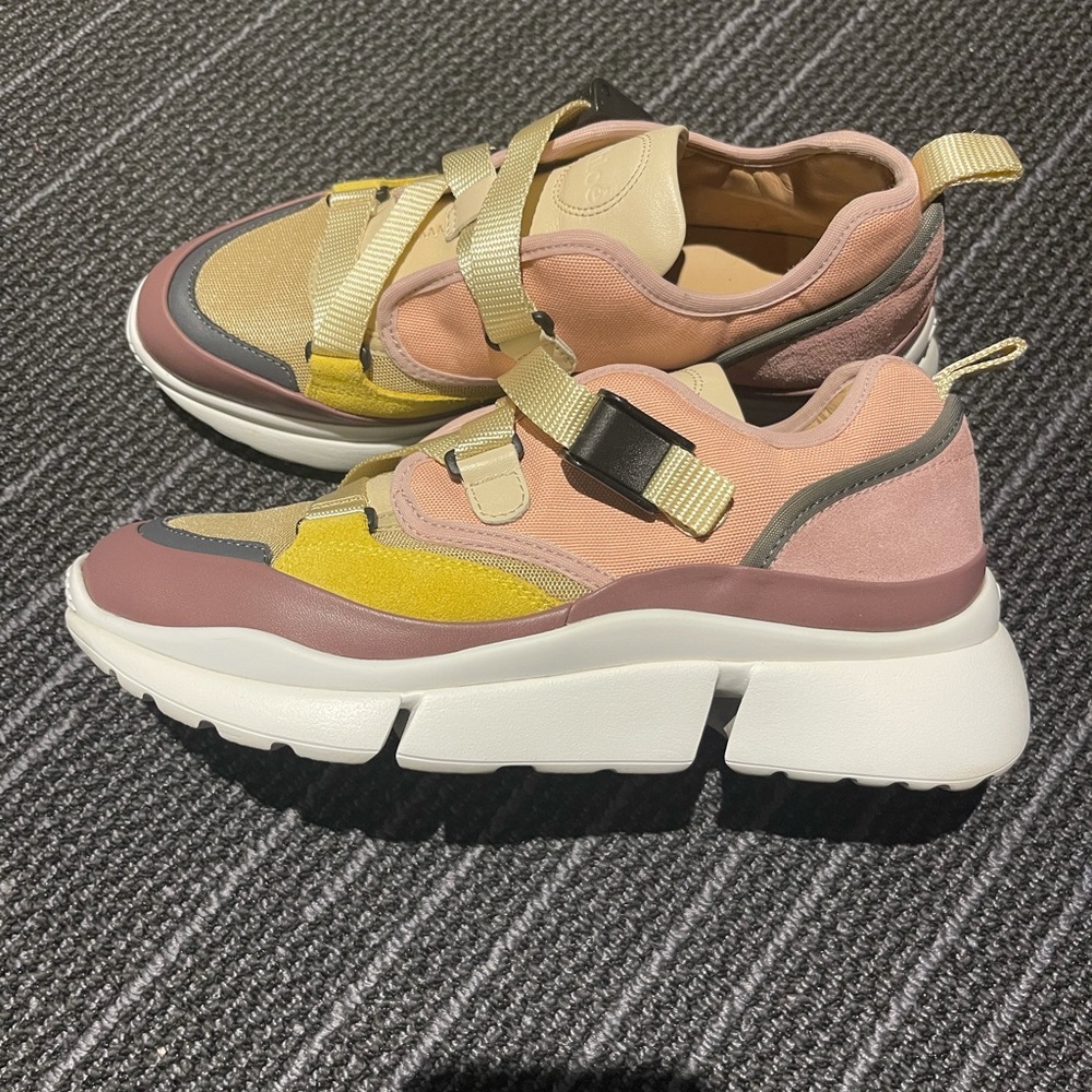 Chloe sneakers size 8 but fit like a 7.5